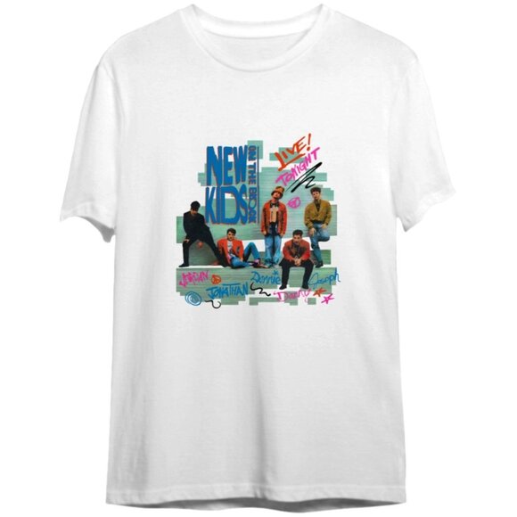 New Kids On The Block NKOTB No More Games Music Tour Concert Band Fan T-Shirt - Picture 1 of 5